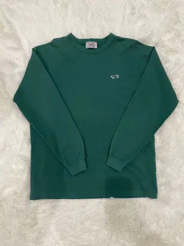 더 폭스 컬렉션 그린 컬러 긴팔 맨투맨