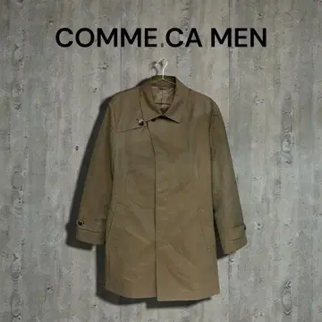 COMME CA MEN 꼼사맨 히요쿠 스텐칼라 코트 카키 Y197