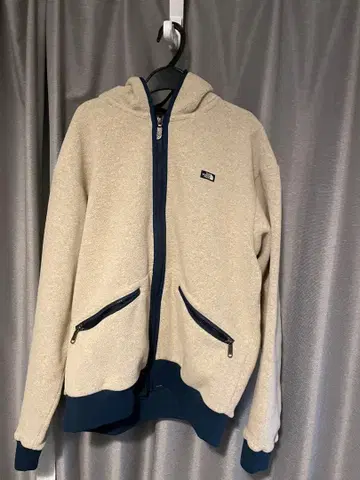 THE NORTH FACE 플리스 자켓 L 베이지/네이비