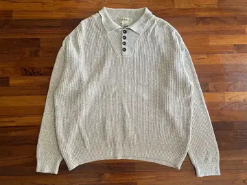 [ Eddie Bauer ] USA제 카라 부착 코튼 니트