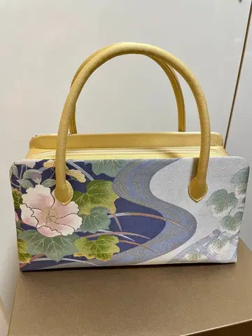 미사용 새상품 리큐 백 일본 의류용 백 부용 매실 동백 교토 이와이