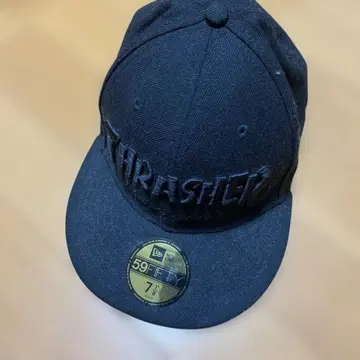 THRASHER 59FIFTY 야구 모자 블랙 7 1/8