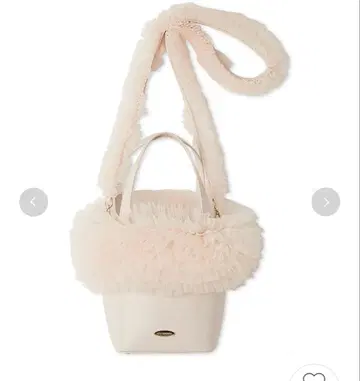 LILYBROWN 릴리 브라운 튤 절개 3WAY 토트 핑크