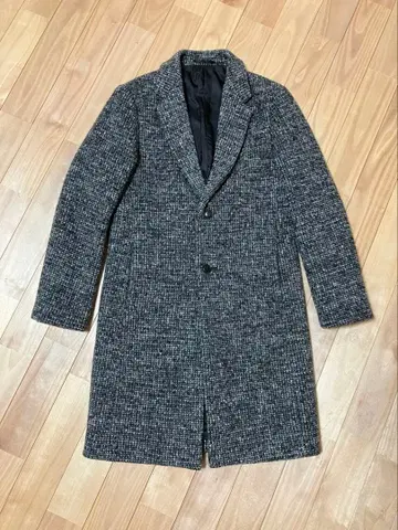 ESTNATION 에스트네이션 두툼한 트위드 체스터 코트