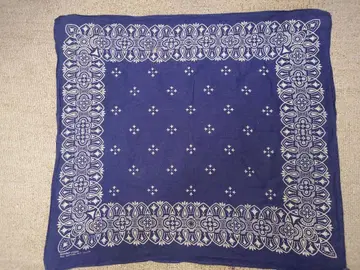 반다나 WASHFAST COLORS 아이언 크로스 패턴 빈티지