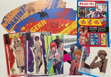 체인소 맨 특전 레제 옷 갈아입기 클리어 스탠드 스티커 후지모토 타츠키