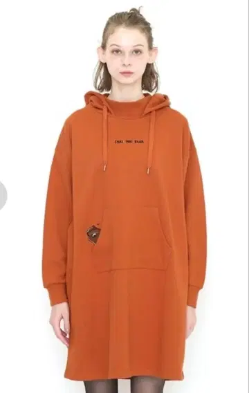 그라니프 후드티 원피스 이나이이나이 베어 자수 숨바꼭질