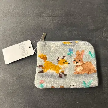 [ 새상품 ] FEILER 페이러 윈터 애니멀 미니 파우치 그레이