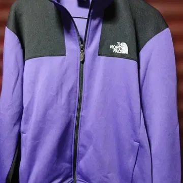 THE NORTH FACE 퍼플 집업 자켓 저지
