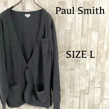 [ 새상품급 ] Paul Smith 긴팔 가디건 사이즈 L 블랙