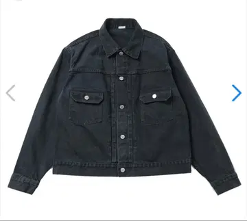 A.PRESSE 2nd Type Black Denim Jacket