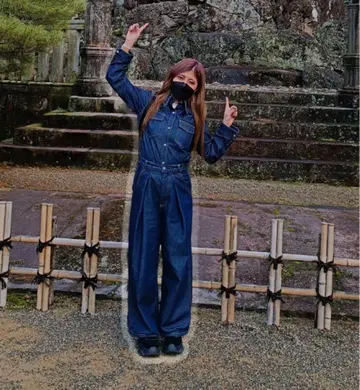 다크 데님 셋업