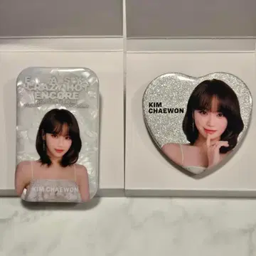 LE SSERAFIM 도쿄돔 채원 캔뱃지 2종 컴프