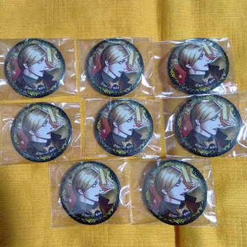 쟝켓토뱅크 시시가미 케이이치 모모모구라 원화전 캔뱃지 8개 세트