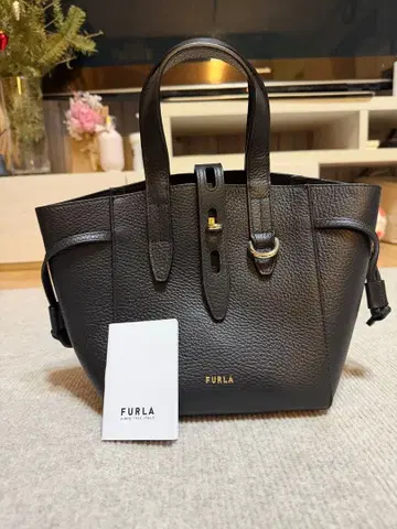 FURLA 블랙 핸드백 숄더백 2way 훌라