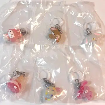 산리오 캐릭터즈 윳토 메지루시 액세서리 전 6종 컴프 세트