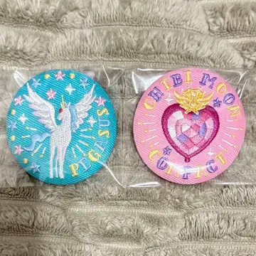 세일러문 스토어 페가수스 세일러 치비문 컴팩트 자수 캔뱃지