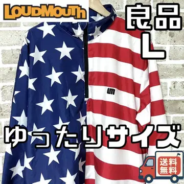 24시간 이내/선착순 라우드마우스 남성용 하프 지퍼 자켓 L 사이즈