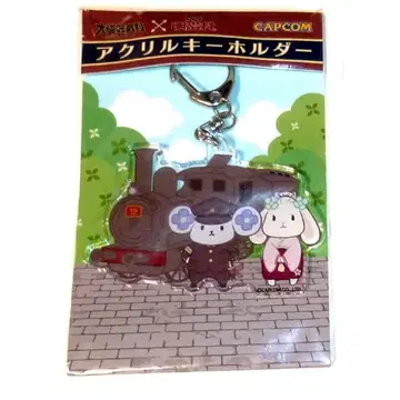 대역전재판 x 메이지촌 콜라보 아크릴 키링 기관차