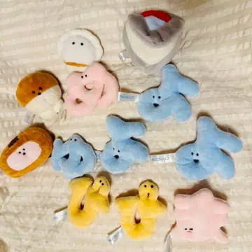 큐신 프렌즈 히라가나 음식 폭신폭신 봉제 인형