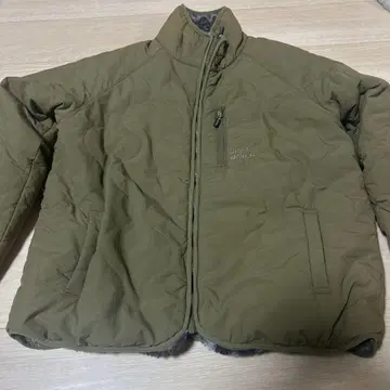 KRIFF MAYER 퀼팅 자켓 올리브 그린