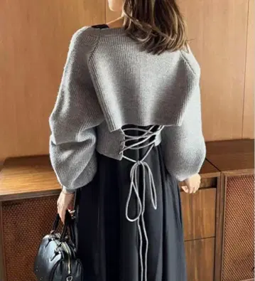 전골격 우승 세트 원피스 그레이 블랙