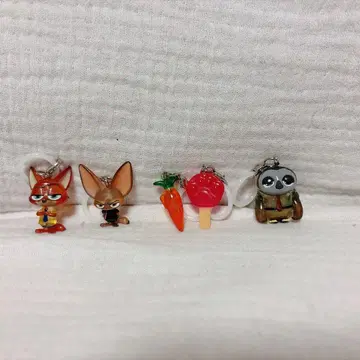 주토피아 메지루시 액세서리 전 5종 세미 컴플리트