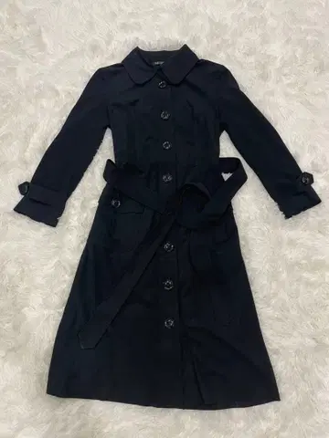23구 코트 원피스 블랙