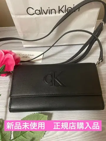 캘빈클라인 Calvin Klein 숄더 지갑 블랙 지갑