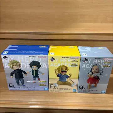 히로아카 제일복권 E상 이즈쿠 카츠키 F상 엘리 G상 토시노리 3종 세트