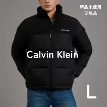 미사용 새상품 Calvin Klein 다운 자켓 L 남녀 공용
