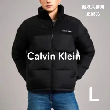 미사용 새상품 Calvin Klein 다운 자켓 L 남녀 공용