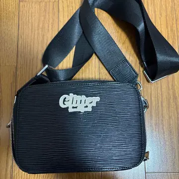 글리터 블랙 숄더백
