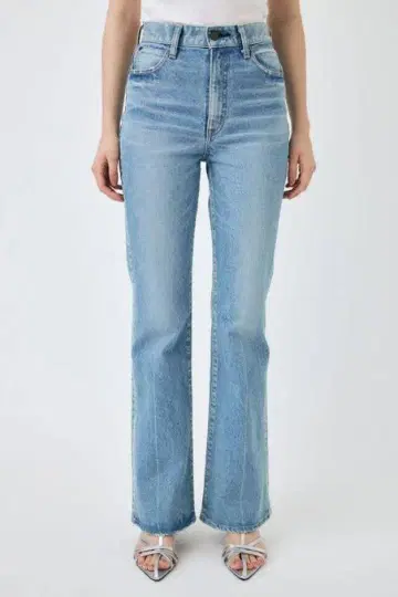 택 포함 MOUSSY MVS L/BLU FLARE 라이트 블루 25인치