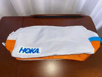 HOKA 신발 가방 화이트/오렌지