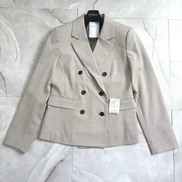 미사용 2023 노블 컴팩트 테일러 더블 자켓 베이지 38