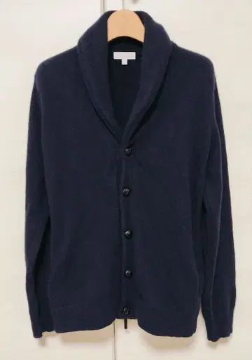 울 100 숄카라 가디건 니트 긴팔 두꺼운 원단 아우터