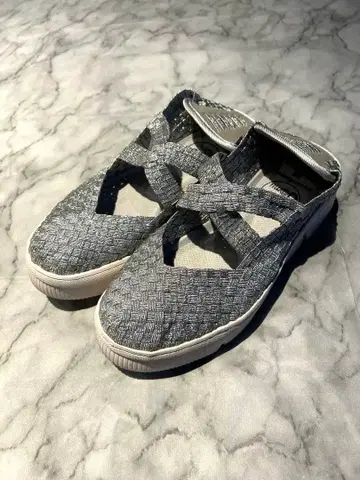 고무고무 Gomu56 실버 슬립온 메쉬 통굽 디노스 사이즈 M