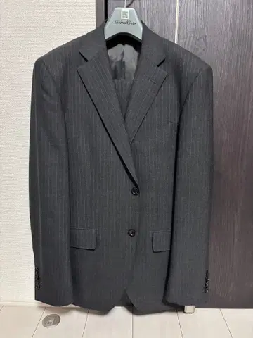 ONLY 비즈니스 정장 그레이 스트라이프