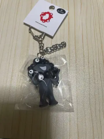 블랙 미야쿠미야쿠 명찰 부착 키링 입체 PVC 키링