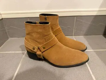 잭 로즈 반지 부츠 스웨이드