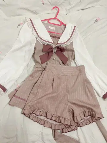 리즈리사 세일러 셋업 핑크