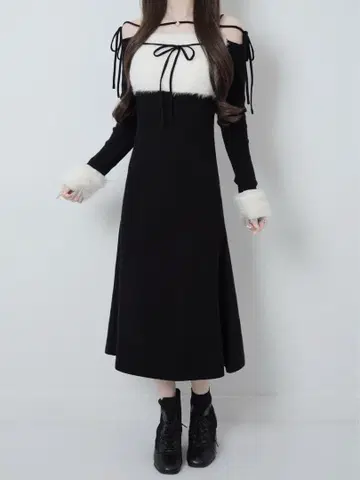 Lumignon 루미뇽 원피스 black 블랙 롱 원피스