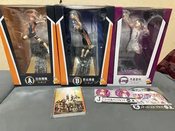 하이큐 happy 복권 A상 히나타 B상 카게야마 라스트 우시지마 피규어