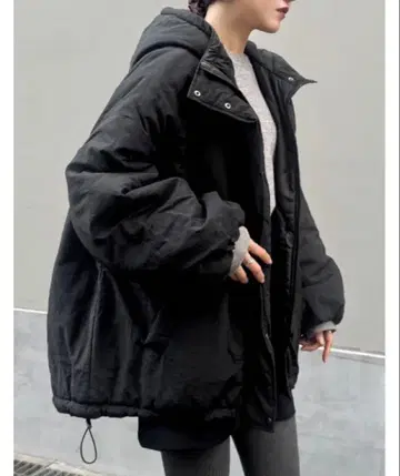 충전솜 오버 사이즈 몬스터 후드티 코트