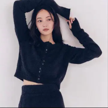 andequal GLITTER LONG SLEEVE CARDIGAN