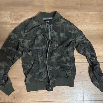 ALPHA 카모플라쥬 MA-1 플라이트 자켓