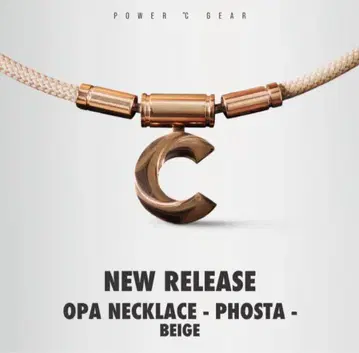 파워드 기어 OPA 목걸이 / PHOSTA 핑크 골드 X 베이지