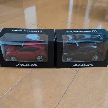 빨검 2개 세트 TOYOTA 아쿠아 풀백카