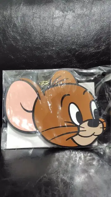 타리즈 한정판 톰과 제리 제리 얼굴 모양 키링 카드 케이스